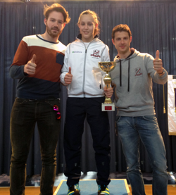 Jacopo Peruzzi, Camilla Rossi ed Alessandro Nespoli