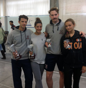 Alessandro Nespoli, Gaia Fratini, Jacopo Peruzzi, Irene Biagioni