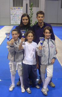 Samuele Carniani, Sara Cherici, Matilde Peruzzi, Alessandro Nespoli, Niccolò Piantini