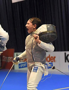 Francesco Vannucci, campione regionale di scherma 2015